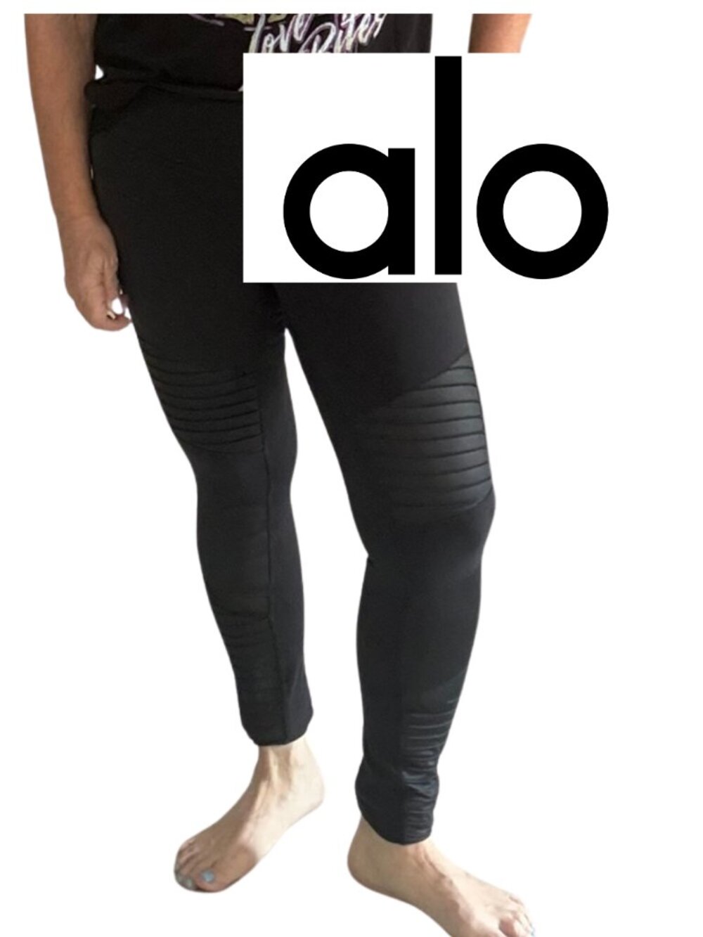 Alo Moto High Waisted Leggings Size S